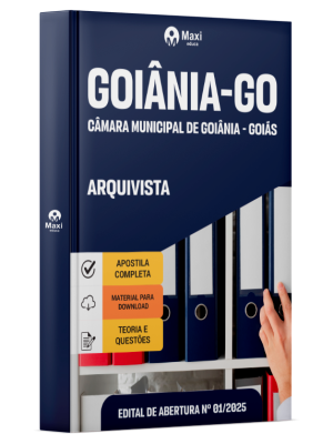 Apostila Câmara de Goiânia - GO 2026 - Arquivista