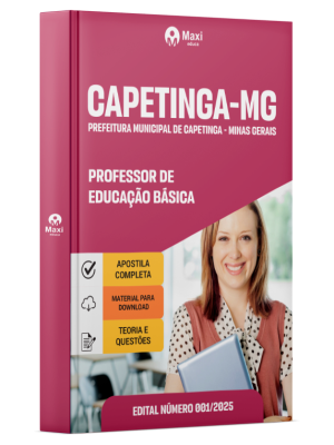 Apostila Prefeitura de Capetinga - MG 2026 - Professor de Educação Básica
