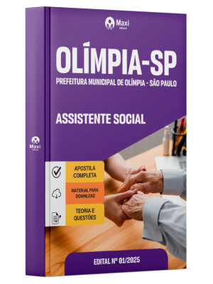 Apostila Prefeitura de Olímpia - SP 2026 - Assistente Social