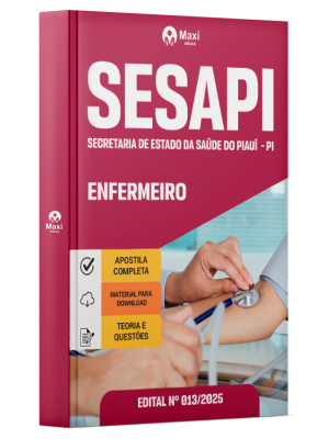 Apostila Secretaria de Estado da Saúde do Piauí 2026 - Enfermeiro