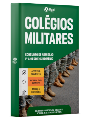 Apostila Colégio Militar 2026 - Concurso de Admissão 1º ano do Ensino Médio