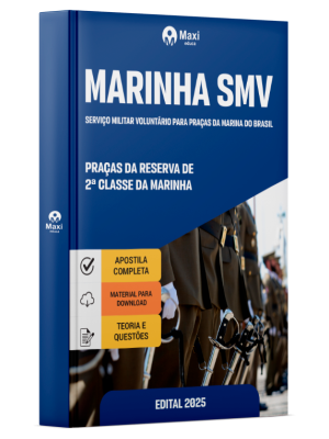 Apostila Marinha do Brasil 2025 - Praças da Reserva de 2ª Classe da Marinha