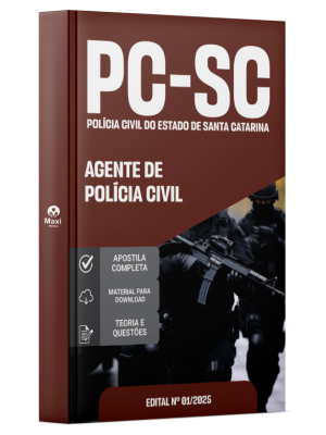 Apostila PC-SC 2025 - Agente de Polícia Civil