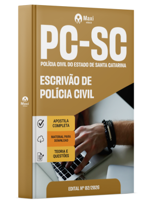 Apostila PC-SC 2026 - Escrivão de Polícia Civil
