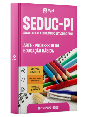 Apostila SEDUC-PI 2026 - Professor da Educação Básica - Artes
