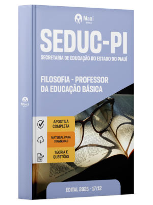 Apostila SEDUC-PI 2026 - Professor de Filosofia
