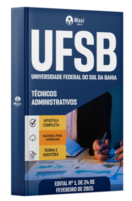 Apostila UFSB 2025 - Técnicos- Administrativos