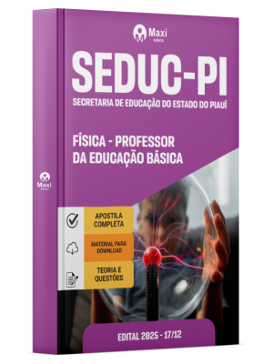 Apostila SEDUC-PI 2026 - Professor da Educação Básica - Física