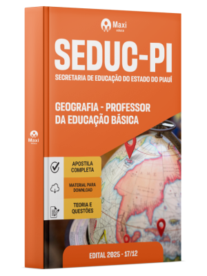 Apostila SEDUC-PI 2026 - Professor da Educação Básica - Geografia