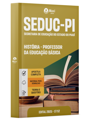 Apostila SEDUC-PI 2026 - Professor da Educação Básica - História