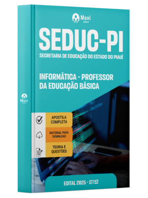 Apostila SEDUC-PI 2026 - Professor da Educação Básica - Informática