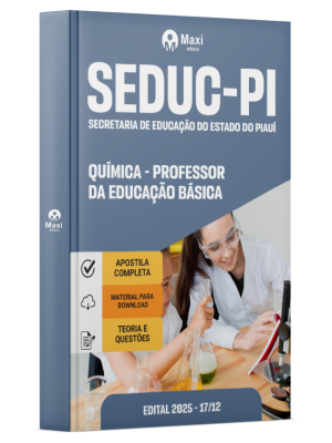 Apostila SEDUC-PI 2026 - Professor da Educação Básica - Química