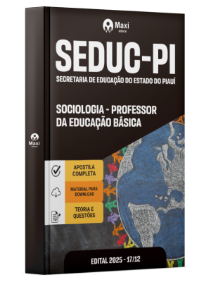 Apostila SEDUC-PI 2026 - Professor da Educação Básica - Sociologia