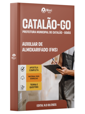 Apostila SMS Catalão-GO 2026 - Auxiliar de Almoxarifado FMS