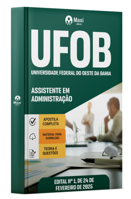 Apostila UFOB 2025 - Assistente em Administração