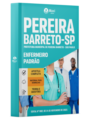 Apostila Prefeitura de Pereira Barreto - SP 2026 - Enfermeiro Padrão