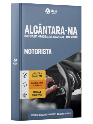 Apostila Prefeitura de Alcântara-MA 2026 - Motorista