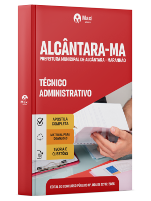 Apostila Prefeitura de Alcântara-MA 2026 - Técnico Administrativo