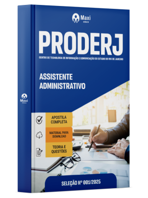 Apostila PRODERJ 2026 - Assistente Administrativo