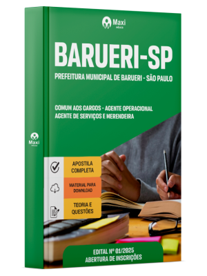 Apostila Prefeitura de Barueri - SP 2026 - Comum a Todos os Cargos