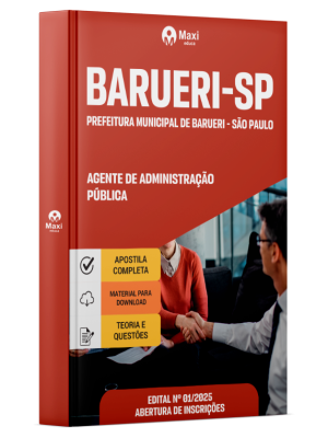 Apostila Prefeitura de Barueri - SP 2025 - Agente de Administração Pública