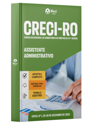 Apostila CRECI-RO 2026 - Assistente Administrativo