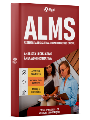 Apostila ALEMS 2025 - Analista Legislativo - Área Administrativa