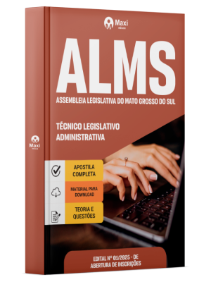Apostila ALEMS 2026 - Técnico Legislativo - Administrativa