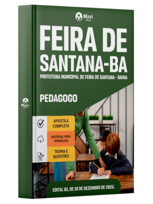 Apostila Prefeitura de Feira de Santana - BA 2025 - Professor Pedagogo