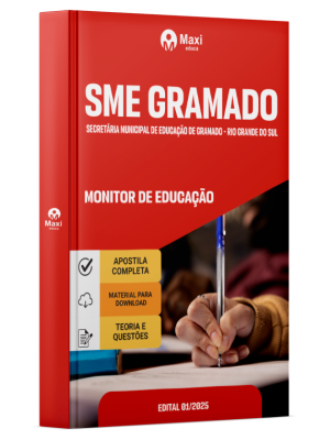 Apostila SME Gramado-RS 2025 - Monitor de Educação
