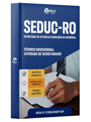 Apostila SEDUC-RO 2026 - Técnico Educacional