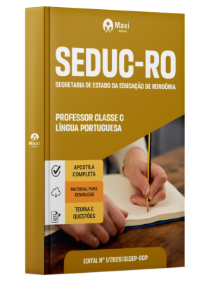 Apostila SEDUC-RO 2026 - Professor Classe C - Língua Portuguesa