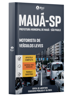 Apostila Prefeitura de Mauá - SP 2026 - Motorista de Veículos Leves