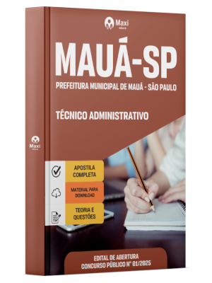 Apostila Prefeitura de Mauá - SP 2026 - Técnico Administrativo