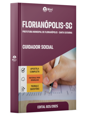 Apostila Prefeitura de Florianópolis - SC 2026 - Cuidador Social