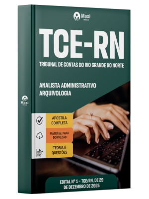 Apostila TCE-RN 2026 - Analista Administrativo - Especialidade: Arquivologia