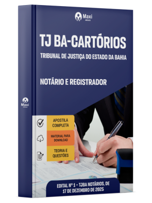 Apostila TJ-BA 2026 - Notário e Registrador
