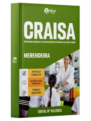 Apostila CRAISA-SP 2026 - Merendeira