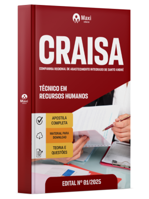Apostila CRAISA-SP 2026 - Técnico em Recursos Humanos