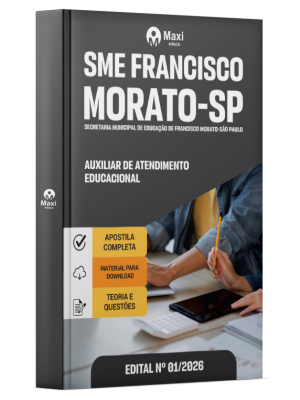 Apostila SME Francisco Morato-SP 2026 - Auxiliar de Atendimento Educacional