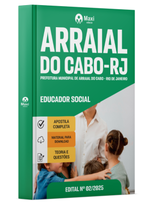 Apostila Prefeitura de Arraial do Cabo - RJ 2026 - Educador Social