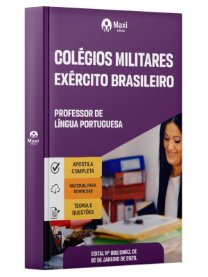 Apostila Colégio Militar 2026 - Professor de Língua Portuguesa