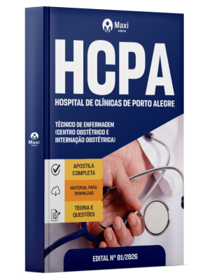 Apostila HCPA 2026 - Técnico de Enfermagem (Centro Obstétrico e Internação Obstétrica)