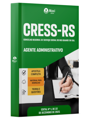 Apostila CRESS-RS 2026 - Agente Administrativo