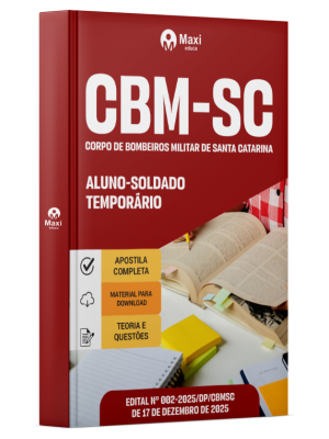 Apostila CBM-SC 2026 - Aluno-Soldado Temporário