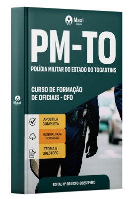 Apostila PM-TO 2025 - Oficial - Curso de Formação de Oficiais - CFO