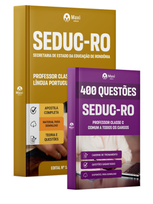 Combo SEDUC-RO 2026 - Professor Classe C - Língua Portuguesa