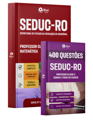 Combo SEDUC-RO 2026 - Professor Classe C - Matemática