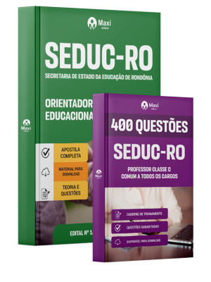 Combo SEDUC-RO 2026 - Orientador Educacional