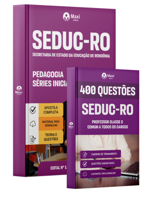 Combo SEDUC-RO 2026 - Pedagogia Séries Iniciais